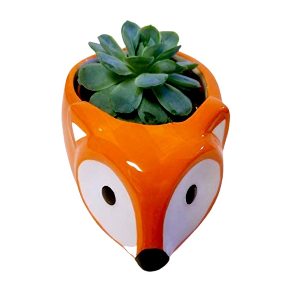 FOX ANIMAL PLANTER NWT - Picture 3 of 8